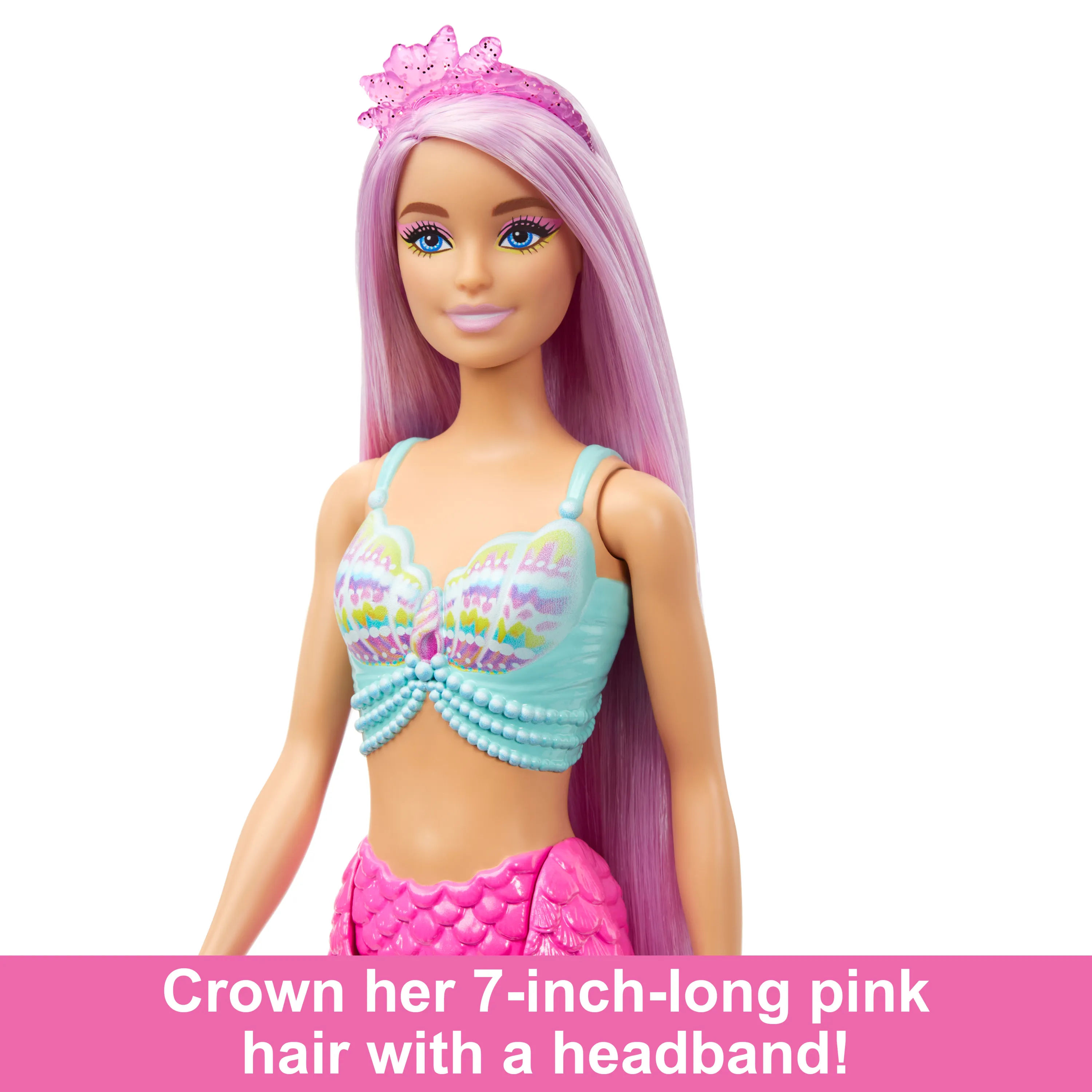 Mattel Barbie Dreamtopia New Long Hair Fantasy Mermaid Doll