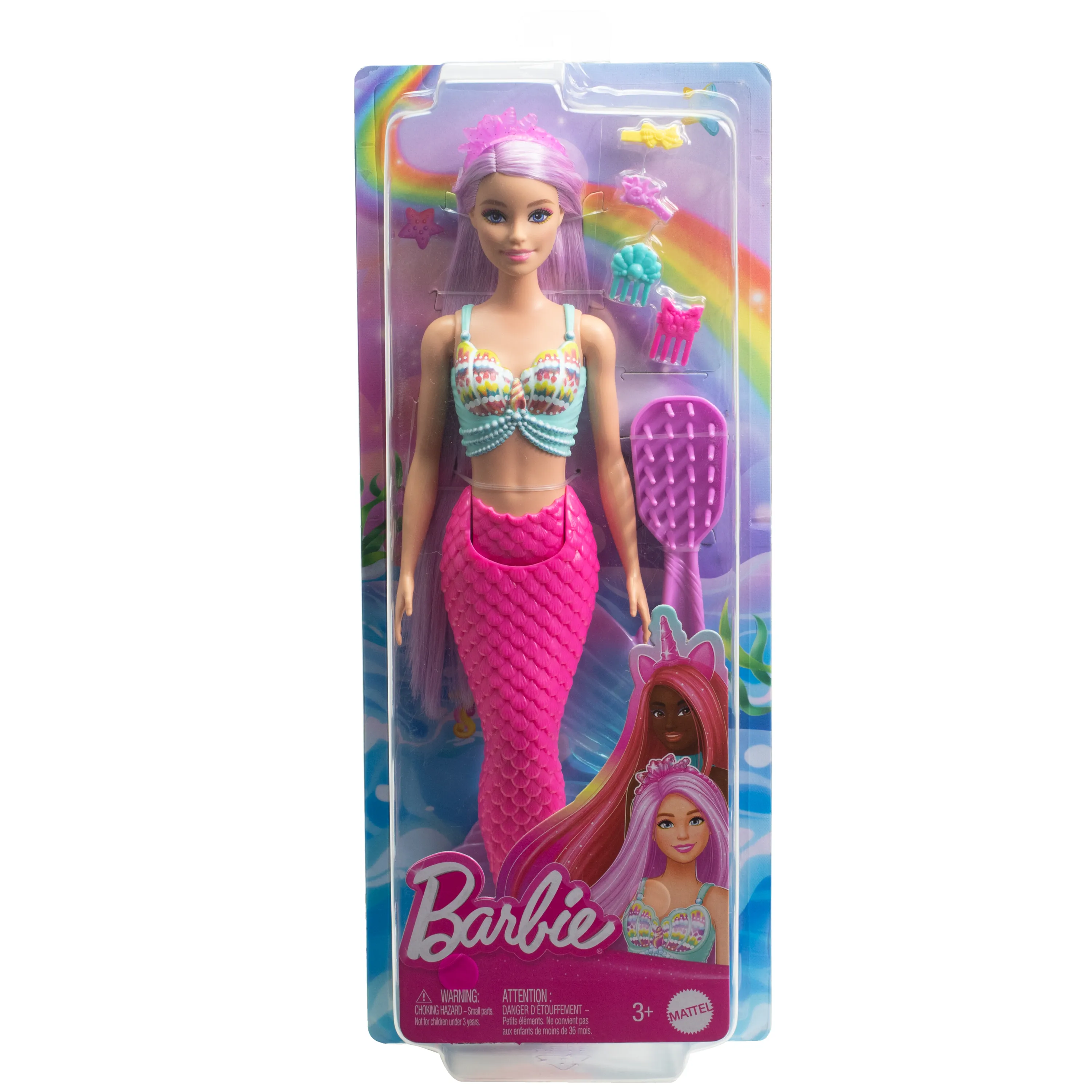Mattel Barbie Dreamtopia New Long Hair Fantasy Mermaid Doll