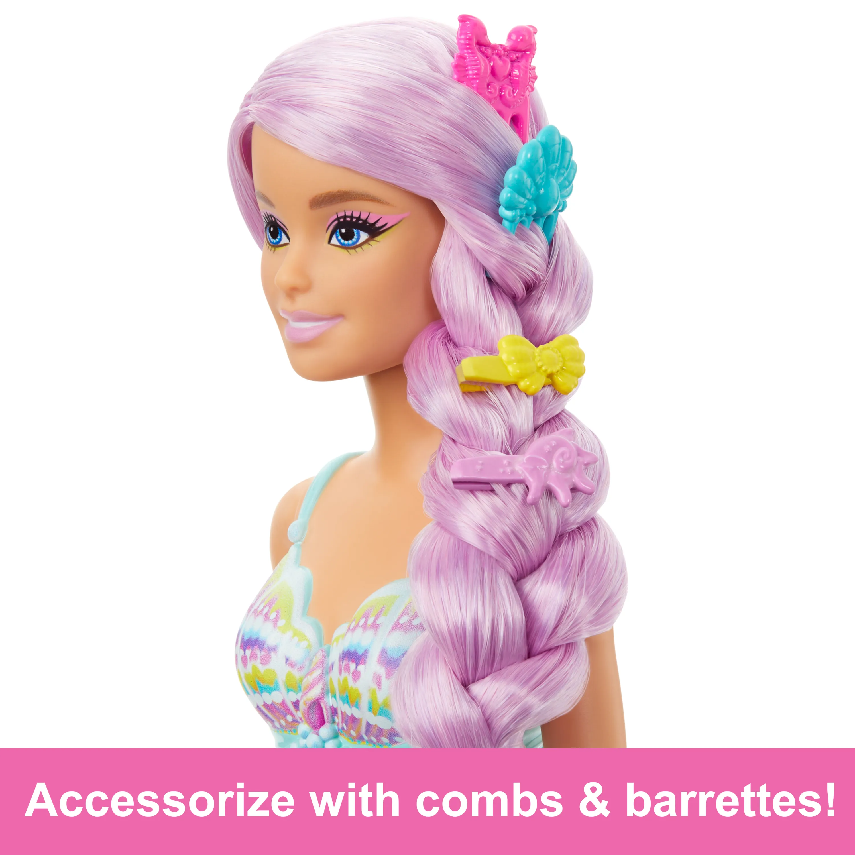 Mattel Barbie Dreamtopia New Long Hair Fantasy Mermaid Doll