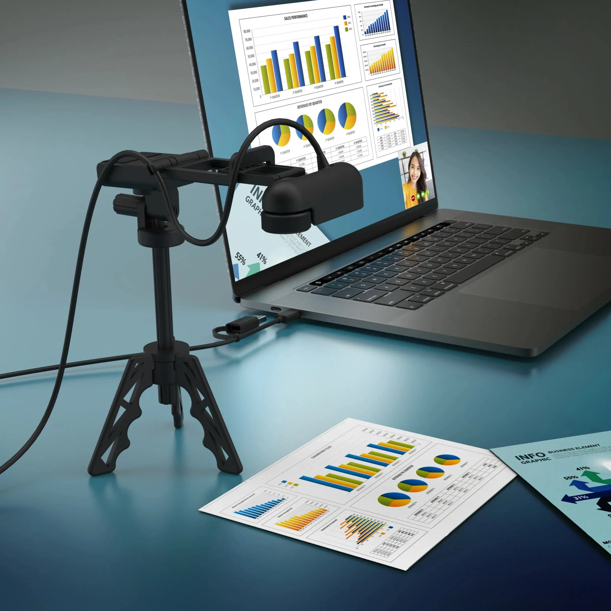 J5 Create JVU250-N Full HD -webcam, black
