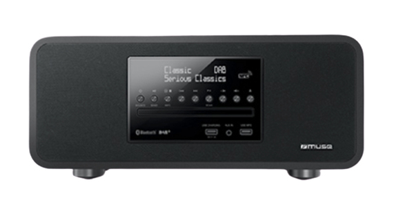 Muse M-670 BT - retro speaker, VU-Meter, NFC