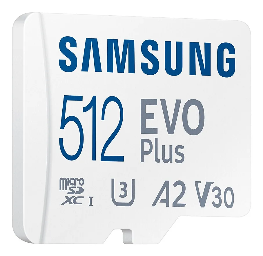 Samsung EVO Plus 512 GB MicroSDXC - minneskort + SD adapter (2021)