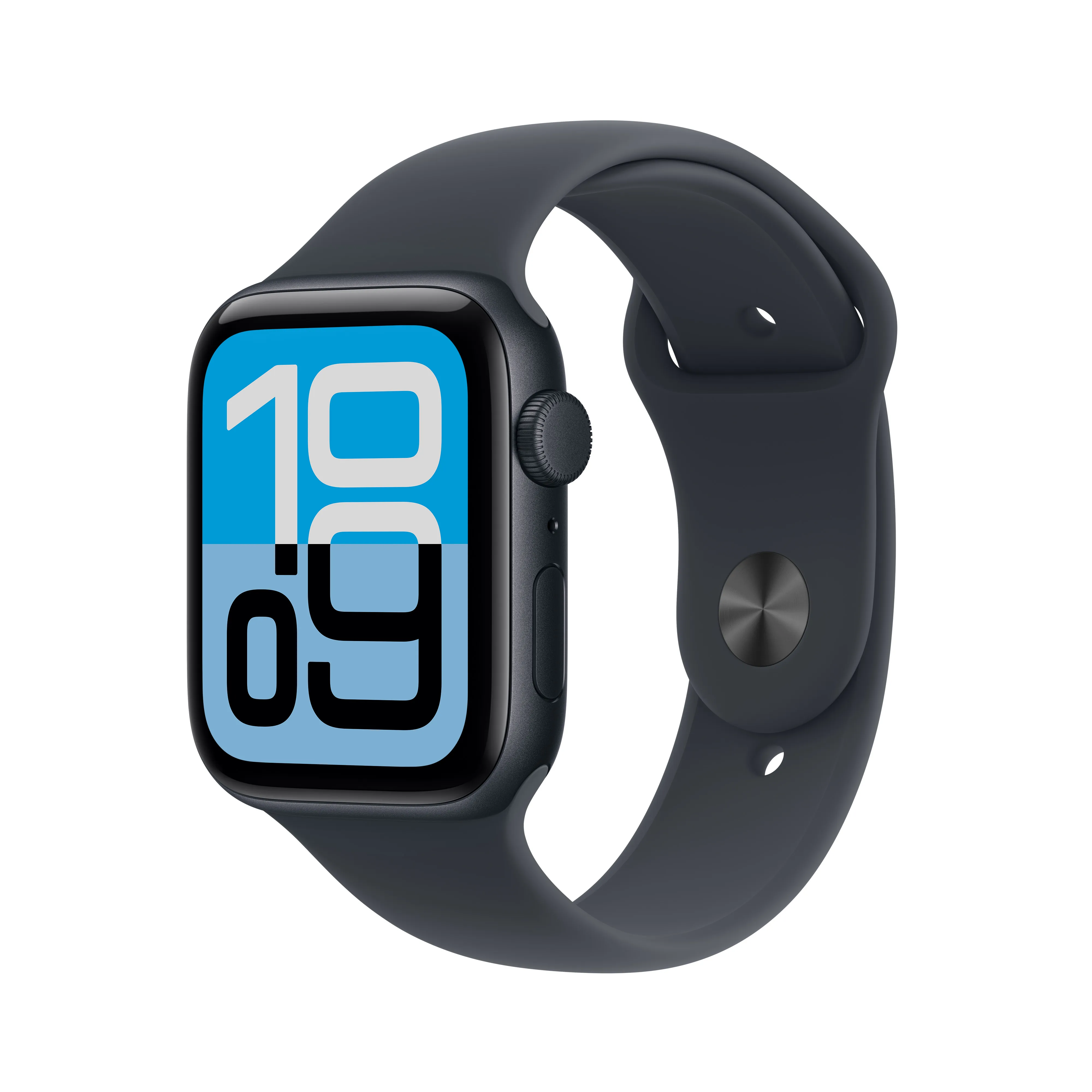 Apple Watch SE 3 (GPS) 44mm Midnight Aluminium Case with Sport Band, M/L