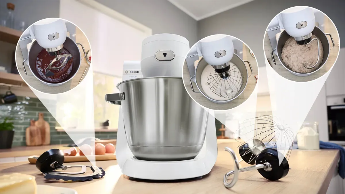 Bosch MUM6EW22 Food Processor, 1600 W, 5.5 L, White