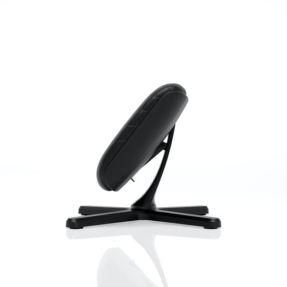 noblechairs Footrest 2 -jalkatuki, musta keinonahka