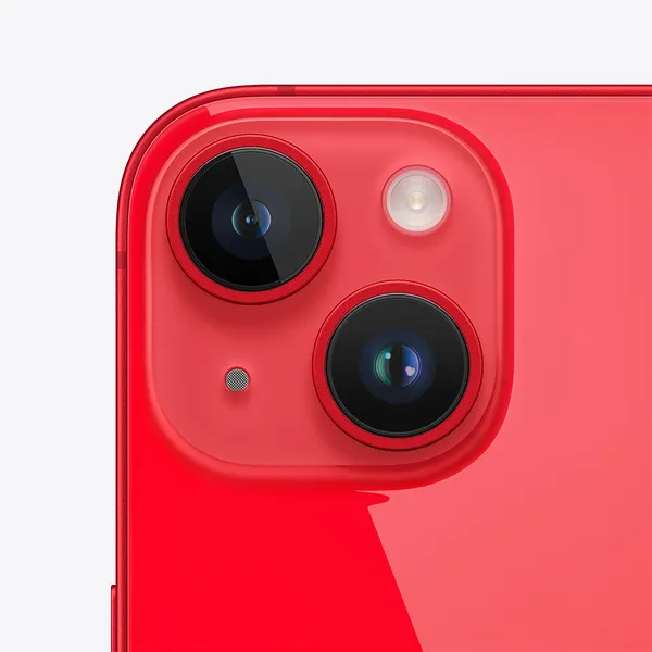 Renoverad iPhone 14 Plus 128 GB - mobiltelefon, (PRODUCT)RED (Utm&auml;rkt skick)