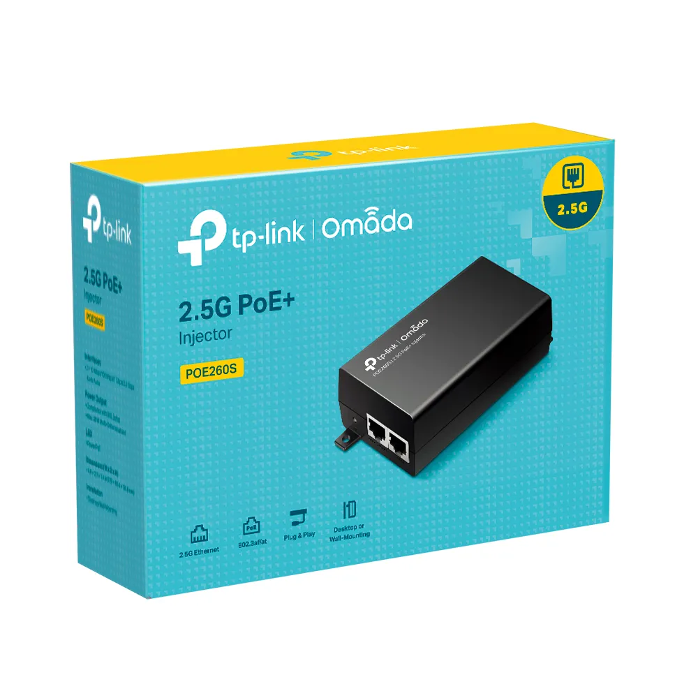 TP-LINK TL-POE260S 2.5G POE+ INJECTOR ADAPTER