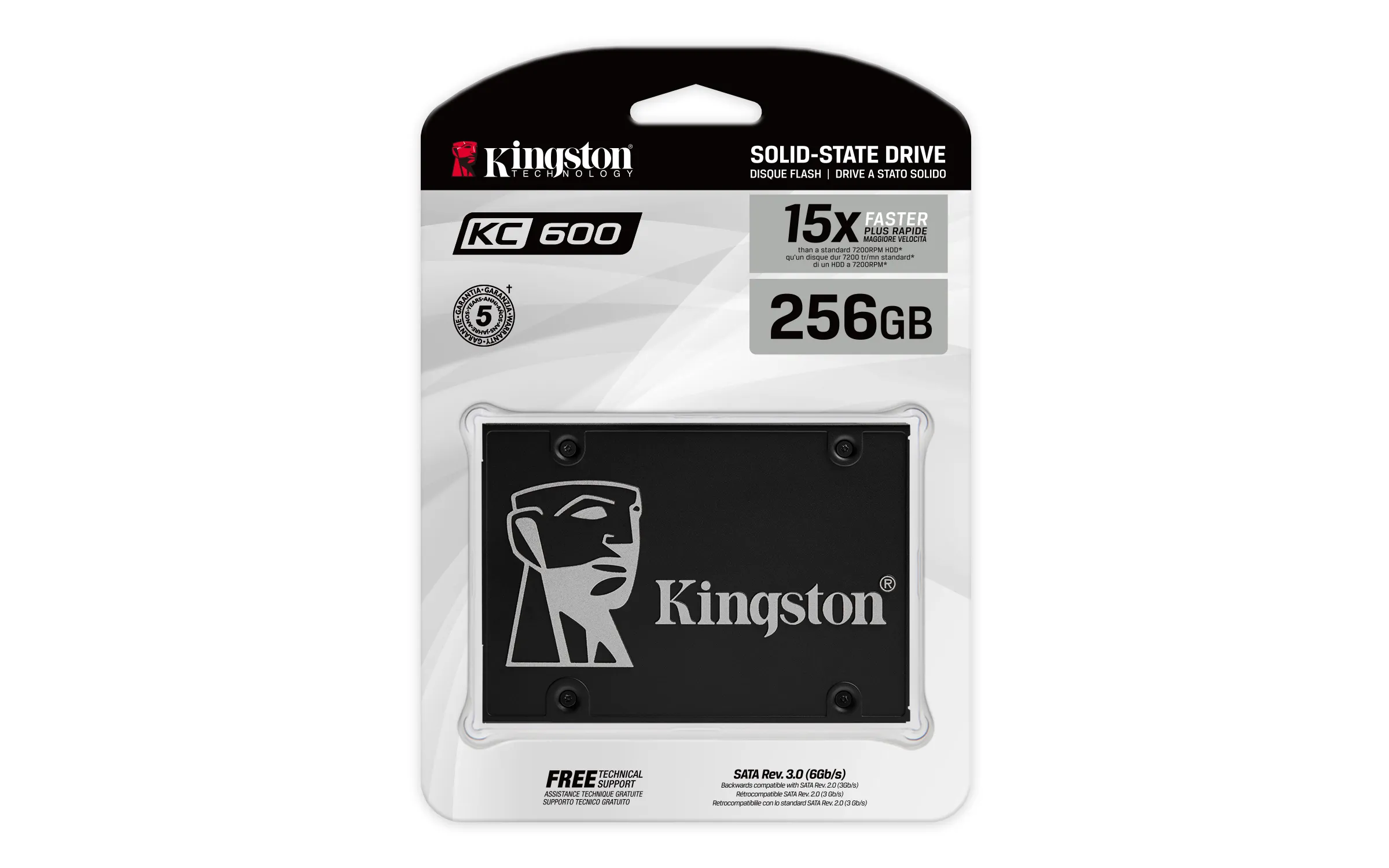 KINGSTON 256GB SSD KC600 SATA3 2.5inch BULK