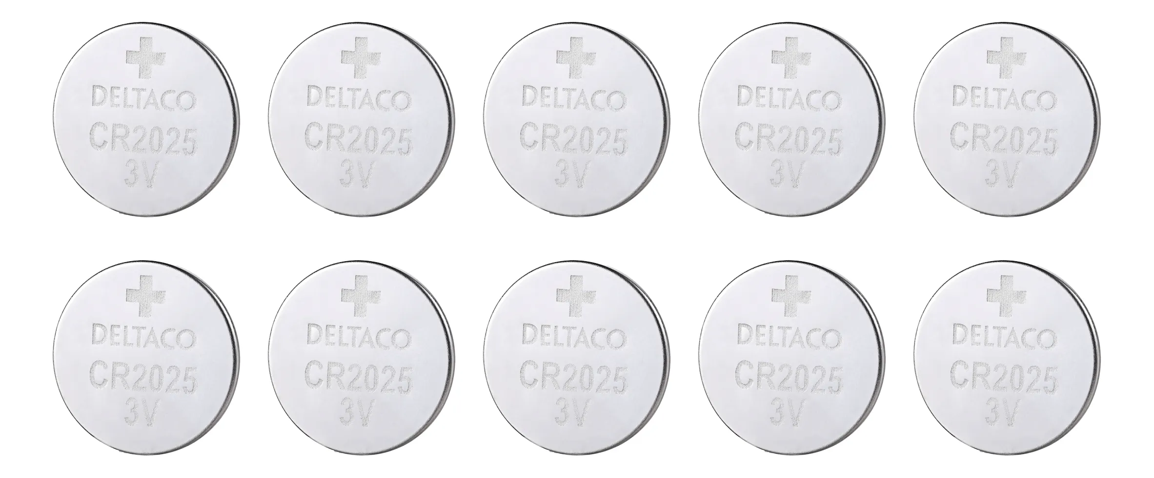 DELTACO ULTB-CR2025-10P - CR2025 litium-knappcellsbatteri