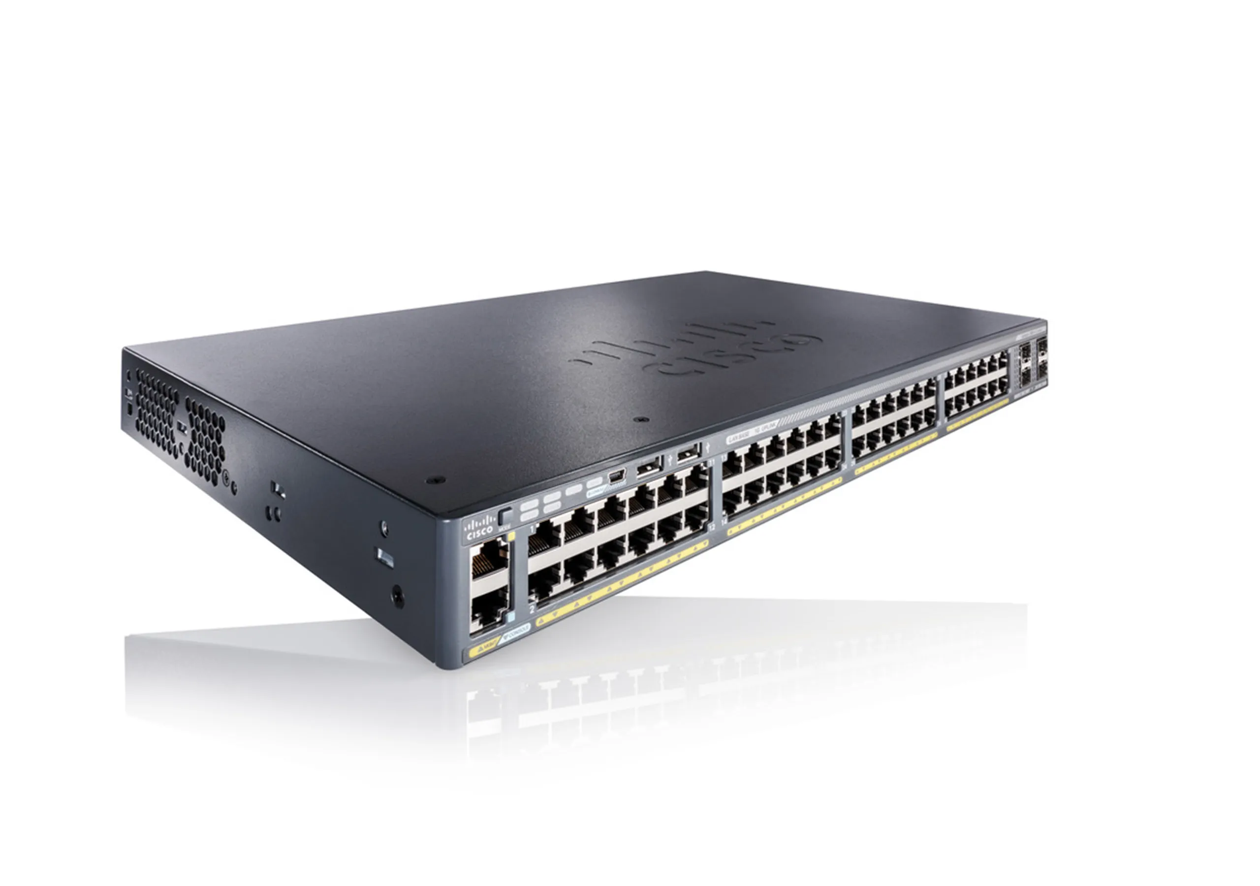 Cisco Catalyst 2960X-48FPD-L - Kytkin - Hallinnoitu - 48 x 10/100/1000 (PoE+) + 2 x 10 Gigabit SFP+ - ty&ouml;p&ouml;yt&auml;, r&auml;kkiin asennettava - PoE+ (740 W)