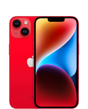 Refurbished iPhone 14 128GB, (PRODUCT)RED (Fair condition, New Battery)