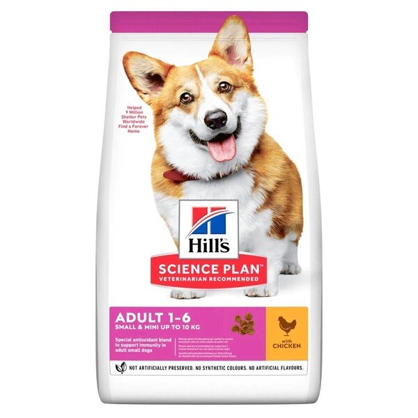 Hill's Science Plan Adult Small &amp; Mini Chicken, Dry food for dogs, 6kg