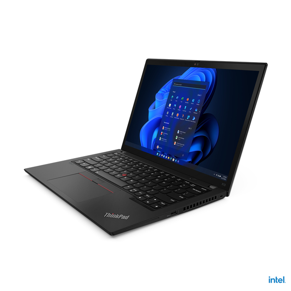 Lenovo ThinkPad X13 G3 13.3&quot; i5-1235U, 16 Gt, 256 Gt SSD, Win 11 Pro -kannettava, Musta