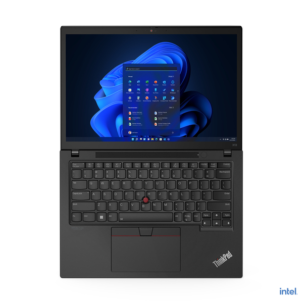 Lenovo ThinkPad X13 G3 13.3&quot; i5-1235U, 16 Gt, 256 Gt SSD, Win 11 Pro -kannettava, Musta