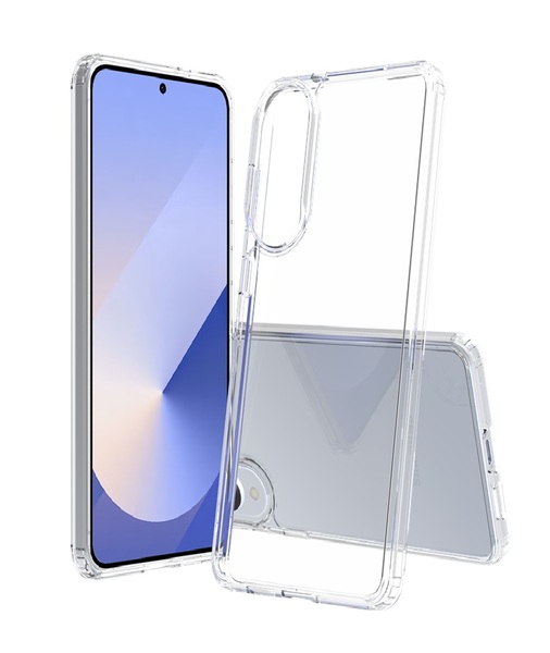 Screenor Bumper Galaxy S25 Edge -suojakuori, L&auml;pin&auml;kyv&auml;