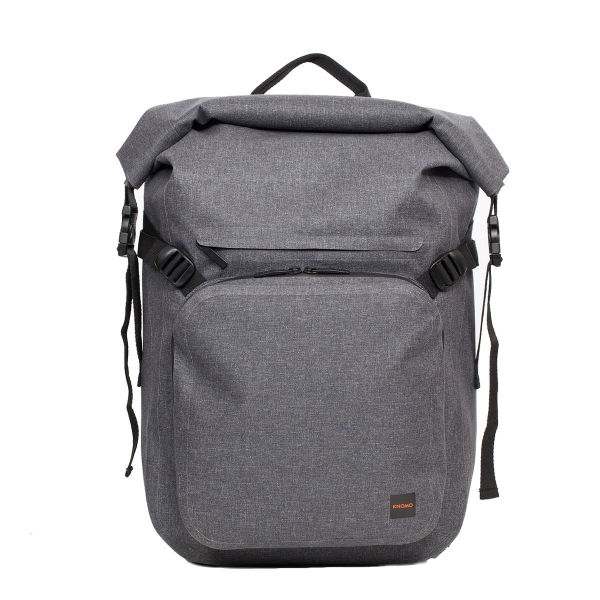 KNOMO HAMILTON Backpack 15inch - Roll top with front pocket GREY