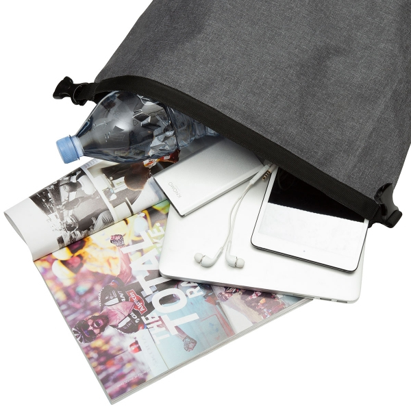 KNOMO HAMILTON Backpack 15inch - Roll top with front pocket GREY