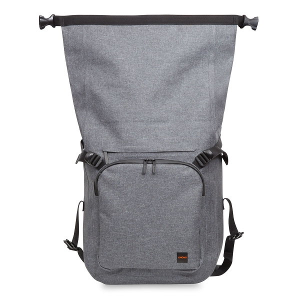 KNOMO HAMILTON Backpack 15inch - Roll top with front pocket GREY