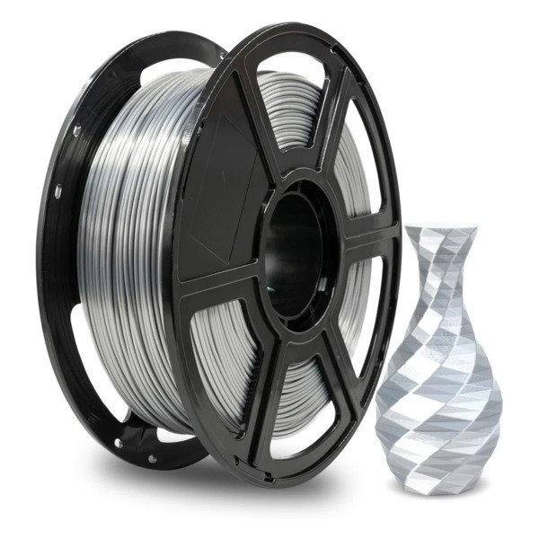 FLASHFORGE PLA Silk 1000g Silver 3D Printing Filament