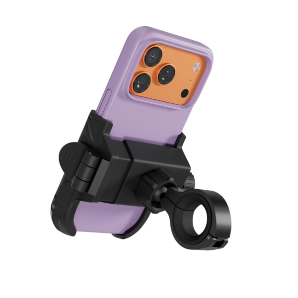 Spello Bicycle Phone Holder | Black | Secure Anti-Slip Grip | For Phones Up To 7.2 &rdquo;