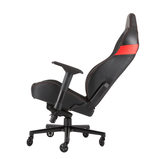 Corsair T2 - Spelstol svart r&ouml;d