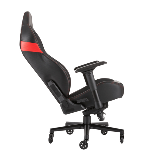 Corsair T2 - Spelstol svart r&ouml;d