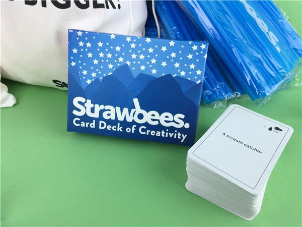Strawbees Card Deck of Creativity - Kortlek med konstruktionsid-er