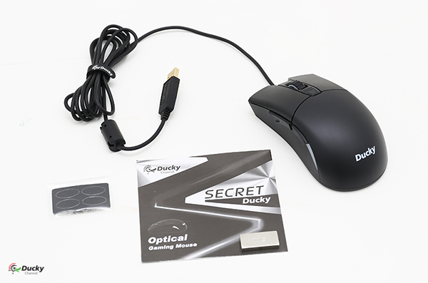 Ducky Secret RGB - Pelihiiri Musta