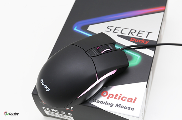 Ducky Secret RGB - Pelihiiri Musta