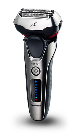 PANASONIC LT4N Partakone 3 BLADES, WET&amp;DRY, 45min ajoaika, 1h latausaika, 5min pikalataus, moniportainen LED latausn&auml;ytt&ouml;, Li-ion akku, k&auml;&auml;ntyv&auml; ajop&auml;&auml; 3 ter&auml;ll