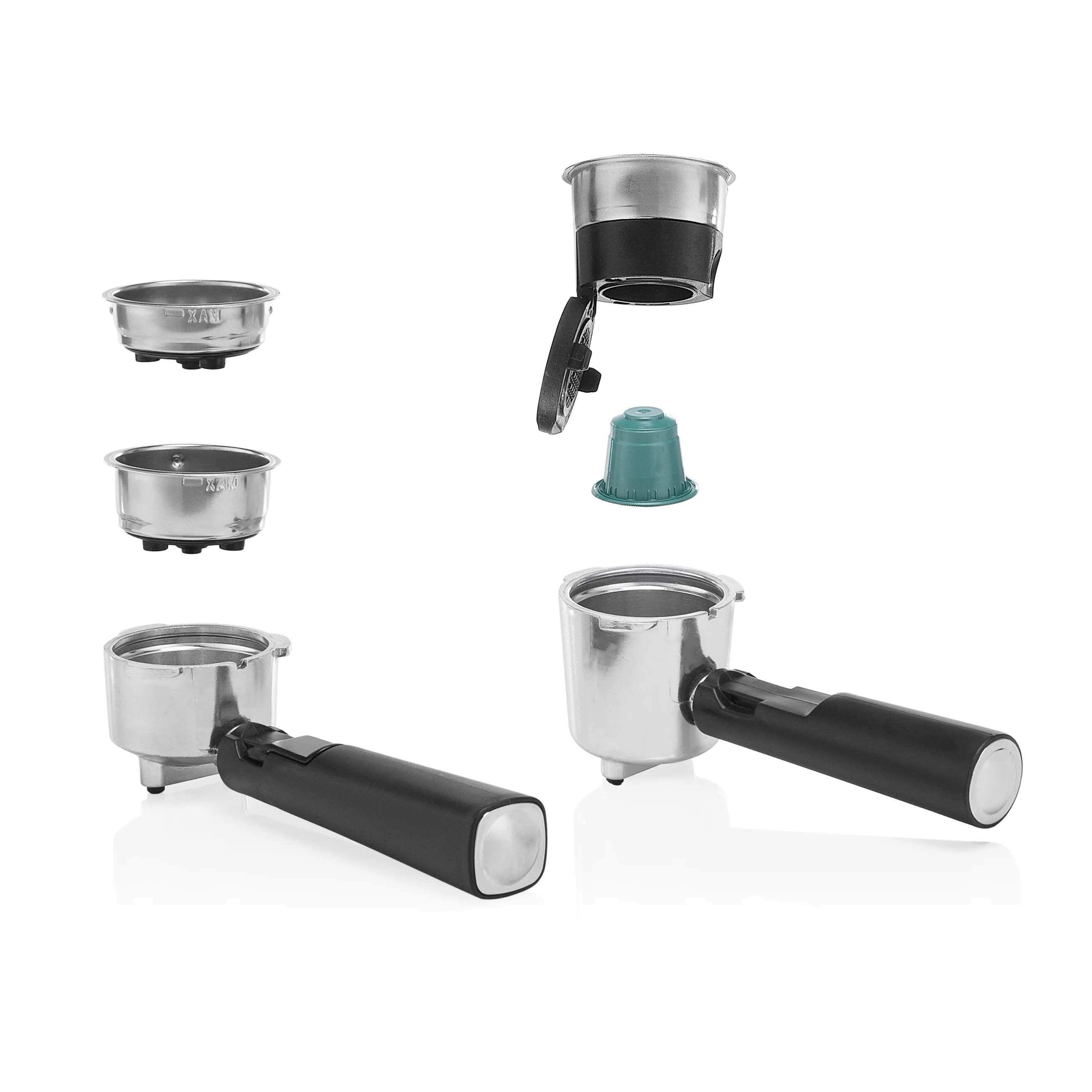 Princess 01.249412.01.001 Espresso Machine, 1.5L, Black and Stainless Steel