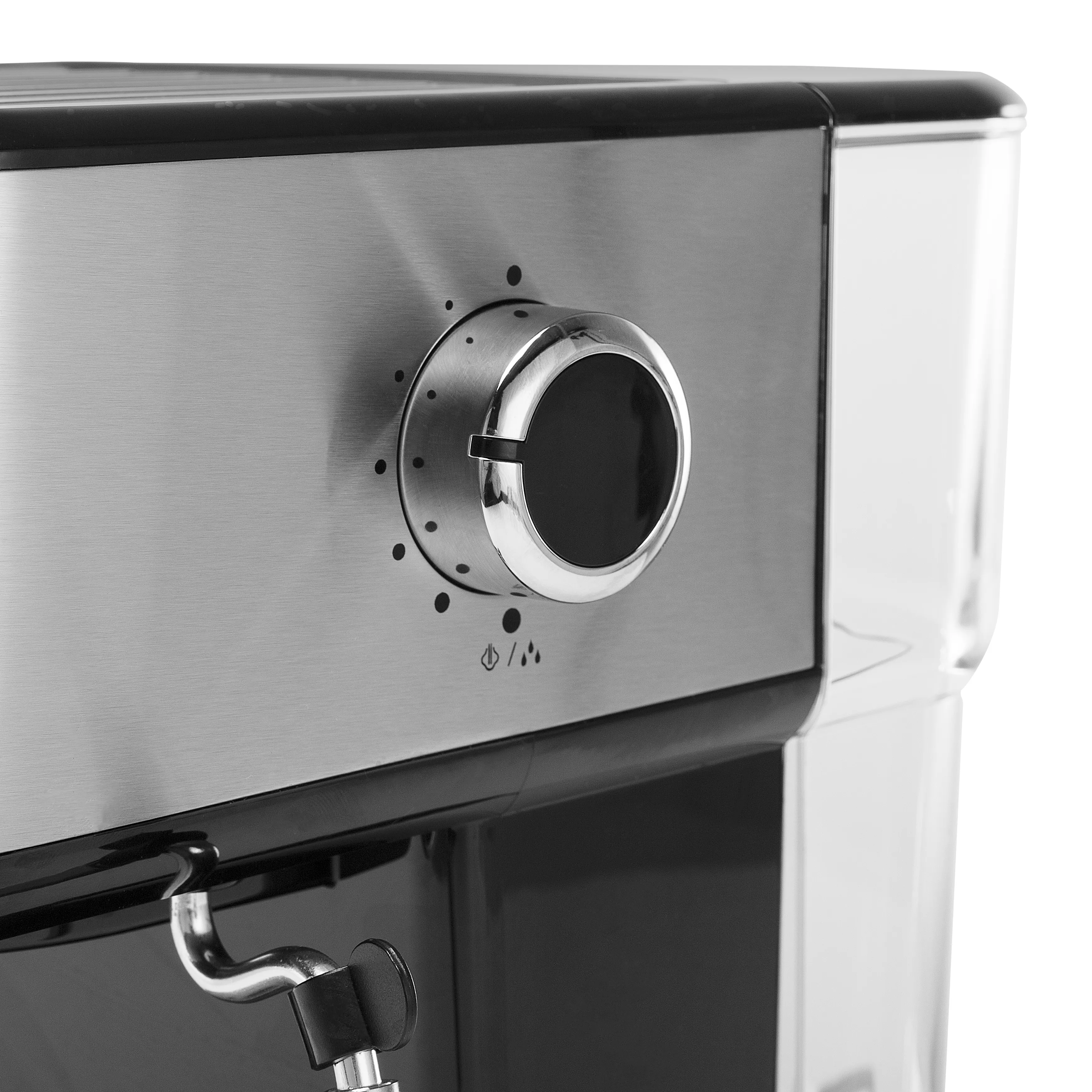 Princess 01.249412.01.001 Espresso Machine, 1.5L, Black and Stainless Steel