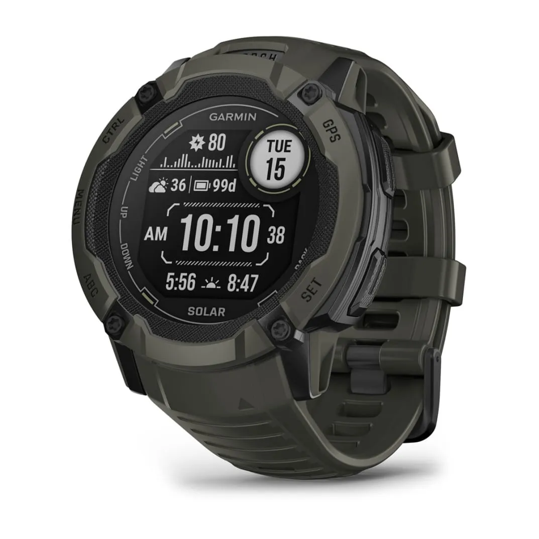 Garmin Instinct 2X Solar -GPS - smart watch, solar green