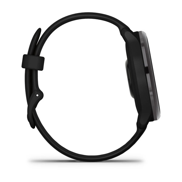 Garmin Vivoactive 6 GPS -&auml;lykello, tummanharmaa ja musta hihna