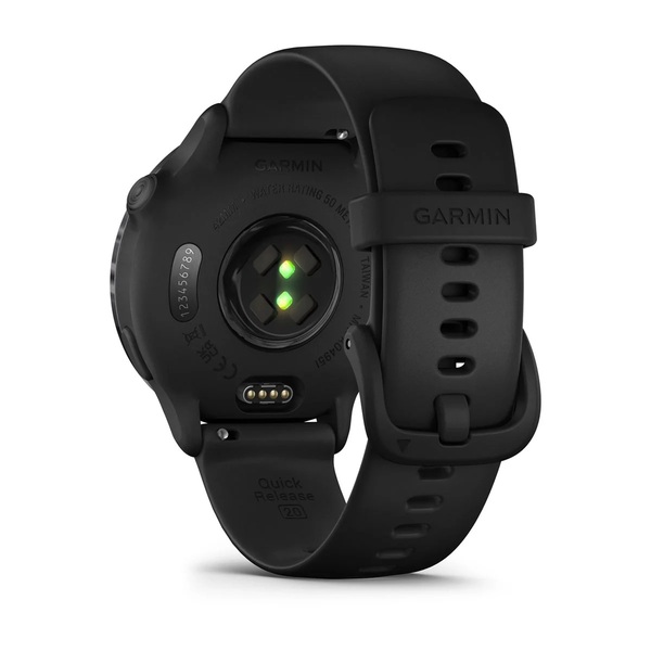 Garmin Vivoactive 6 GPS -&auml;lykello, tummanharmaa ja musta hihna