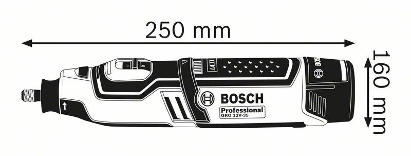 Bosch Cordless Multifunctional tool GRO 10.8V Li blue