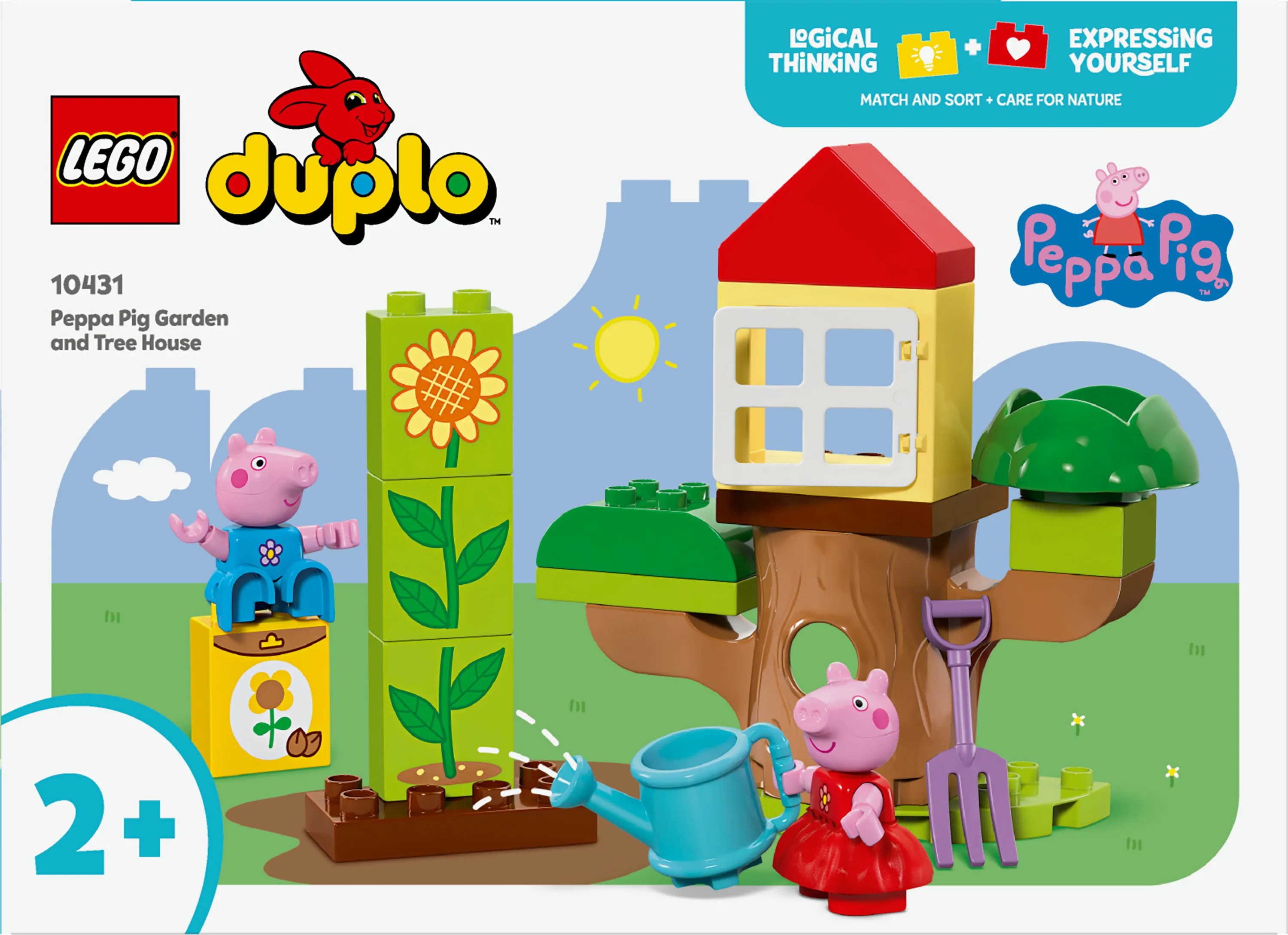 LEGO DUPLO Pipsa Possu piha ja puumaja 10431