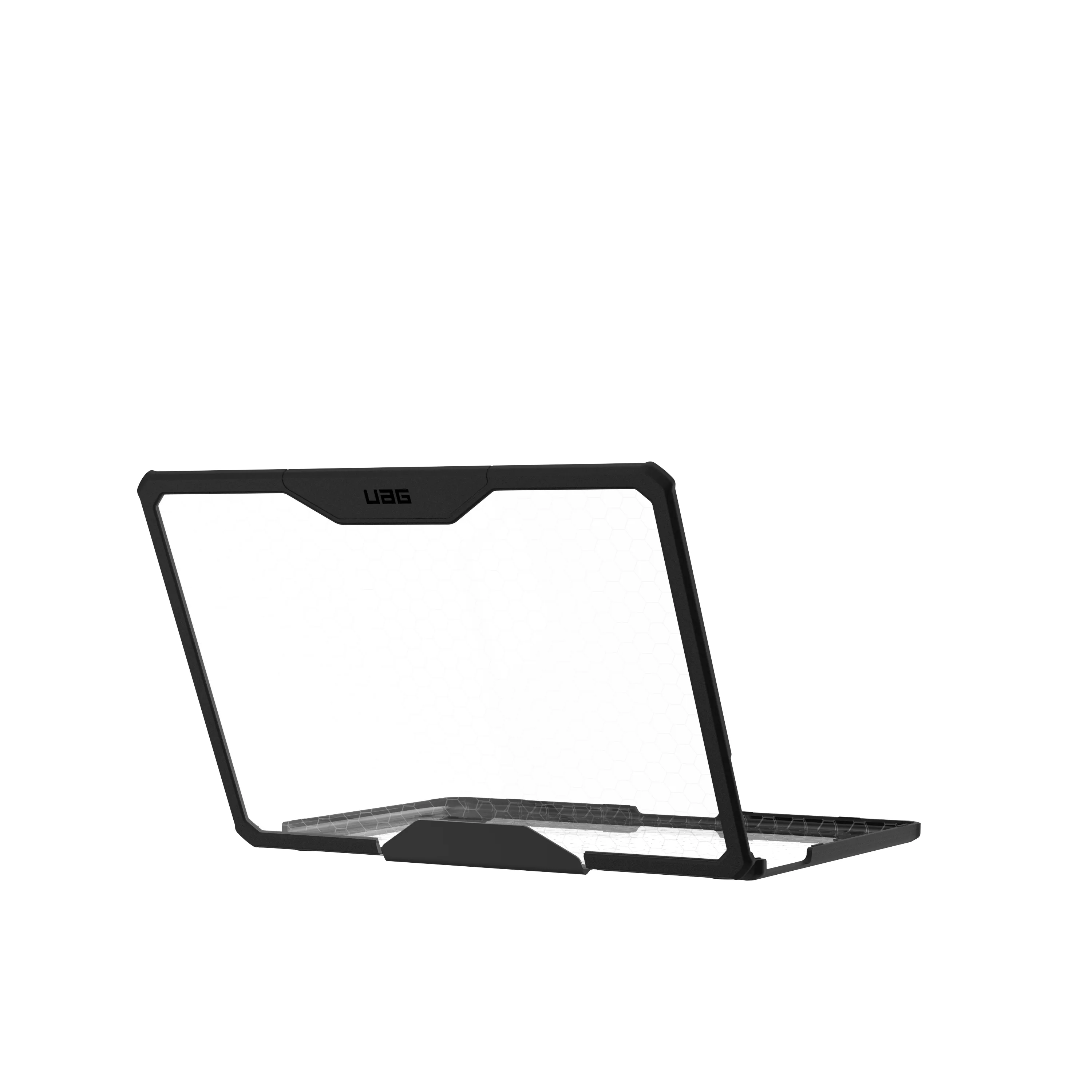 UAG Plyo -suojus MacBook Air 13" M2/M3:lle - jäänharmaa/musta