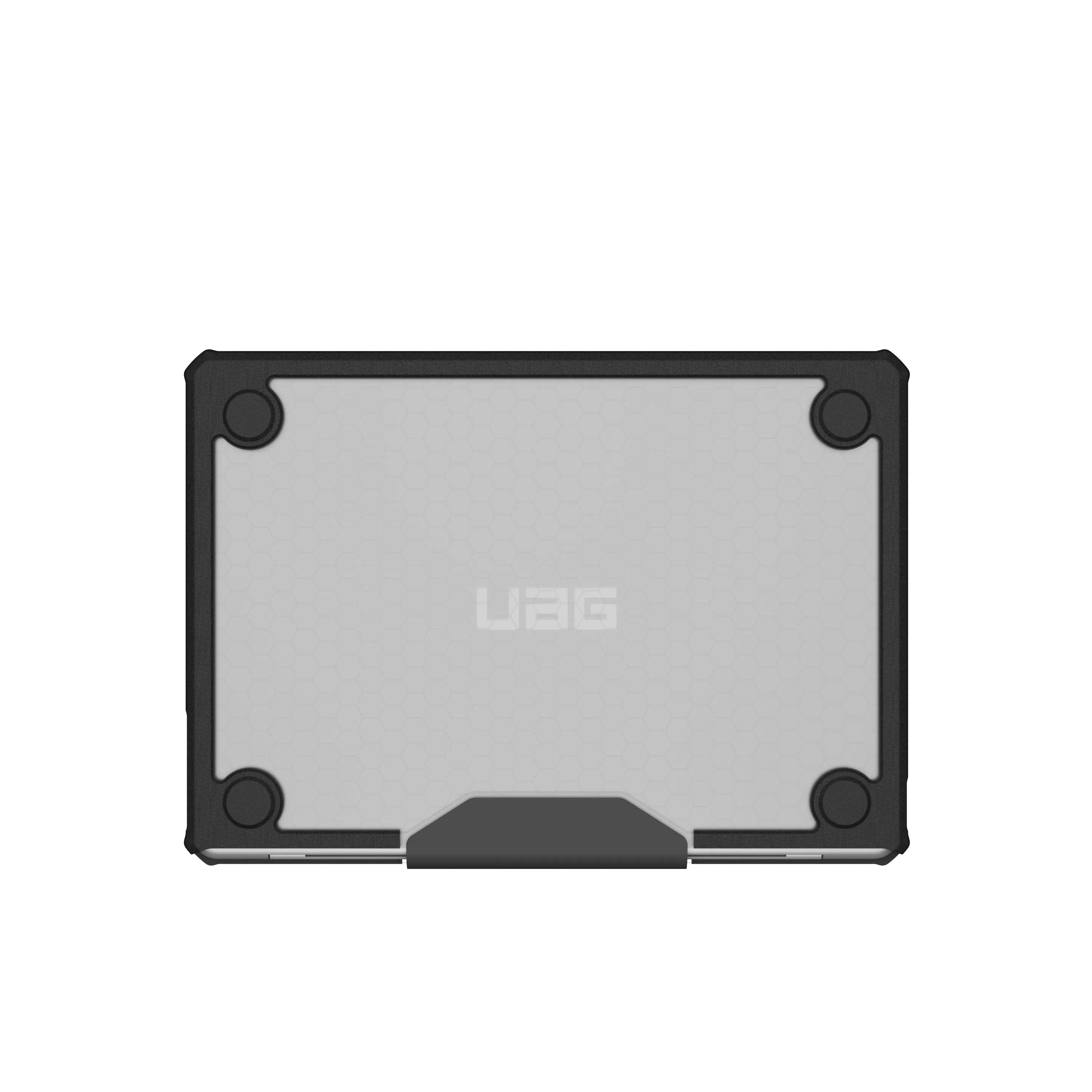 UAG Plyo -suojus MacBook Air 13" M2/M3:lle - jäänharmaa/musta