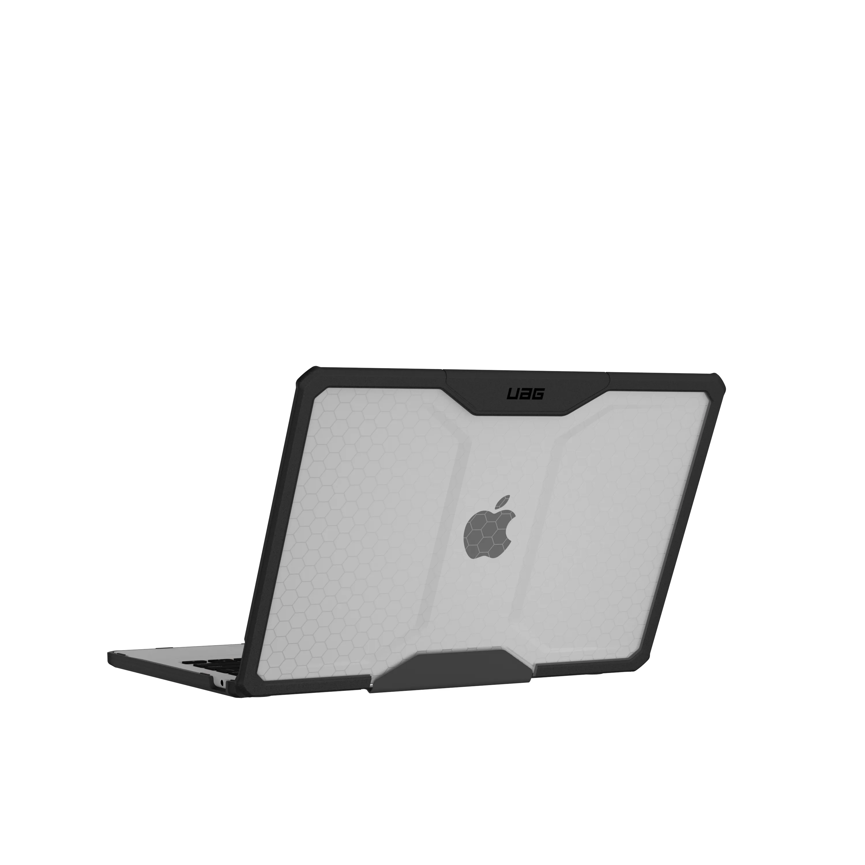 UAG Plyo -suojus MacBook Air 13&quot; M2/M3:lle - j&auml;&auml;nharmaa/musta