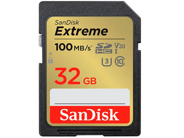 SanDisk Extreme 32GB SDHC UHS-I U3 V30 card