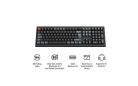 Keychron V6 Ultra V6U-D1-BO Wireless Mechanical Gaming Keyboard, POM Red, Black