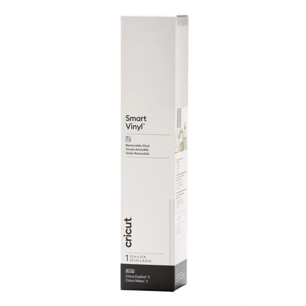 Cricut Smart Vinyl Removable 33x640cm 1 sheet (White)