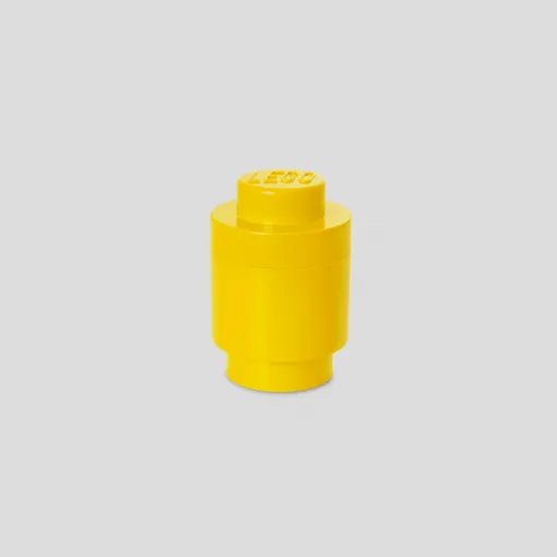 Room Copenhagen LEGO Storage Brick 1 round yellow - RC40301732