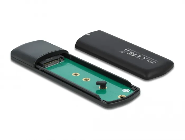 Delock External USB Type-C Combo Enclosure for M.2 NVMe PCIe or SATA