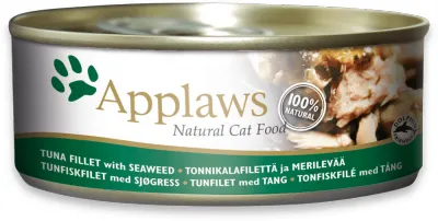 Applaws Tuna Fillet with Seaweed in Broth, V&aring;tfoder f&ouml;r katt, Adult, 70 g