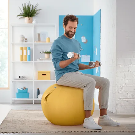 Leitz Ergo Cosy aktiivipallo keltainen