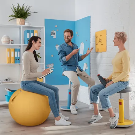 Leitz Ergo Cosy aktiivipallo sininen