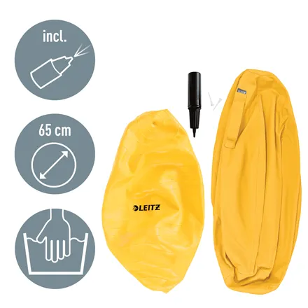 Leitz Ergo Cosy aktiivipallo keltainen