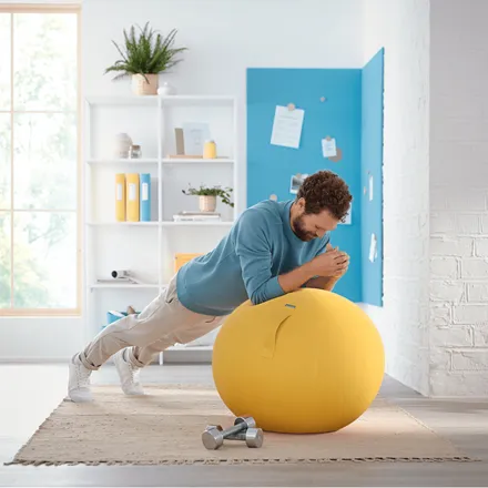 Leitz Ergo Cosy aktiivipallo keltainen